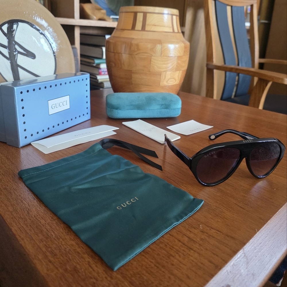 MADE IN ITALY GUCCI AVIATOR GG0479S SUNGLASSES - Picture 7 of 16